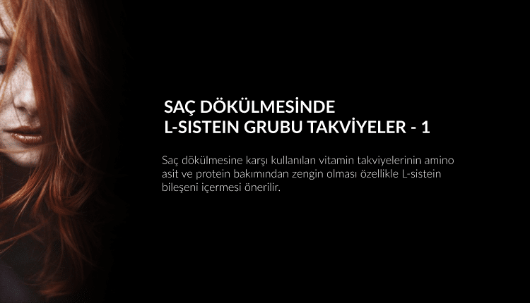 L-sistein saç dökülmesi